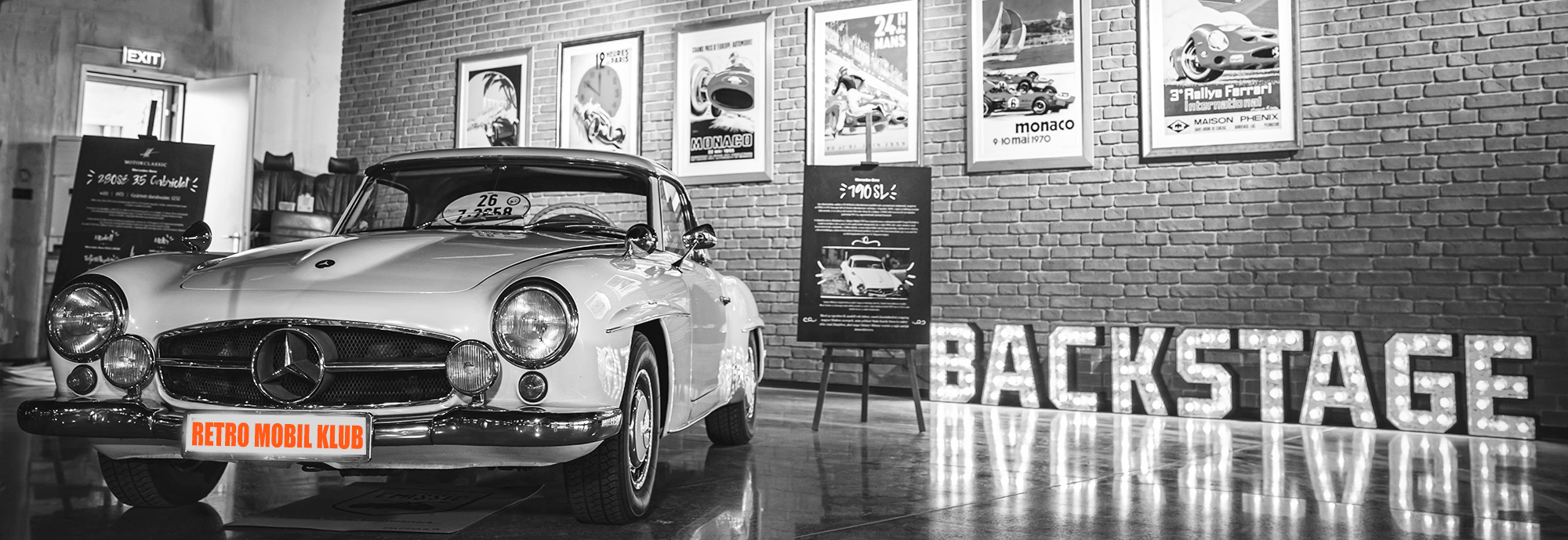 Retro Mobil klubestek a Pappas Classic Szalon Backstage-ben